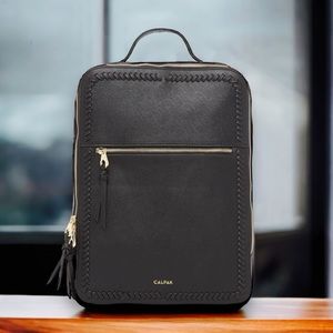 Calpak Kaya 15 inch Laptop Backpack Black/Gold Like New